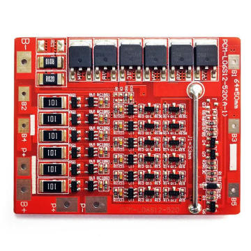 4s 20A PCM BMS for 14.4V 14.8V Li-ion/Lithium/ Li-Polymer 12V 12.8V LiFePO4 Battery Pack Size L65*W40*T5mm (PCM-L04S25-326)